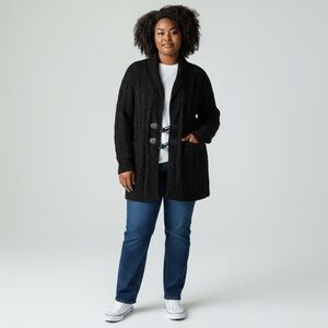 Laura‎ Scott Black Cardigan